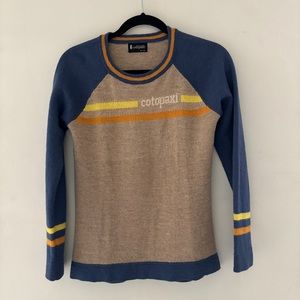 Cotopaxi made in Bolivia unisex sweater